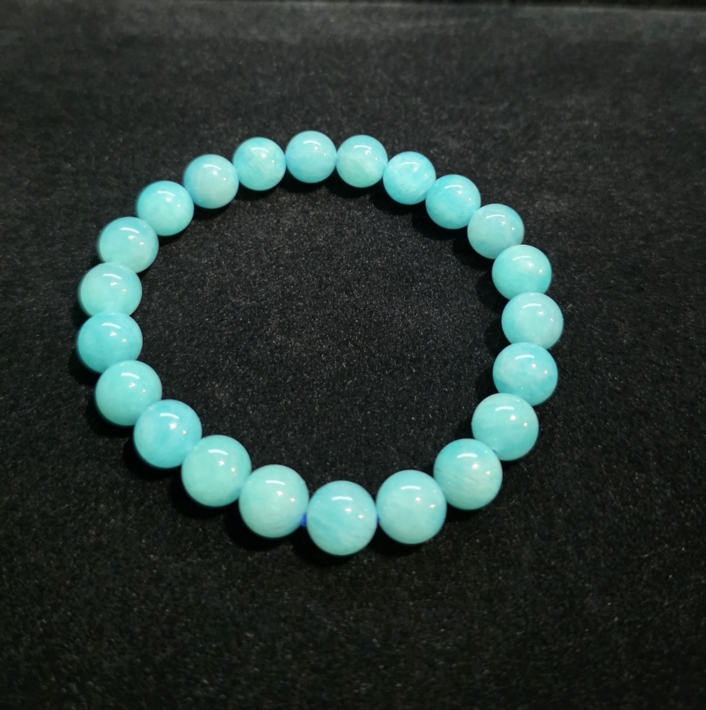 Elegant Turquoise Beaded Agate Bracelet